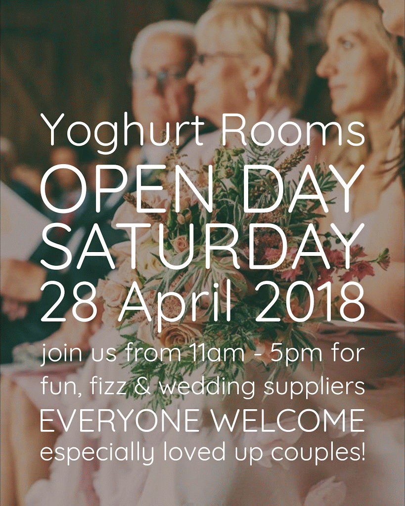 Our open day this spring is on April 28th 2018. Join us from 11am to 5pm for fun, fizz and wedding suppliers. Everyone is welcome to come and enjoy the atmosphere at our stunning venue, especially loved up couples looking to tie the knot in 2019 and beyond.